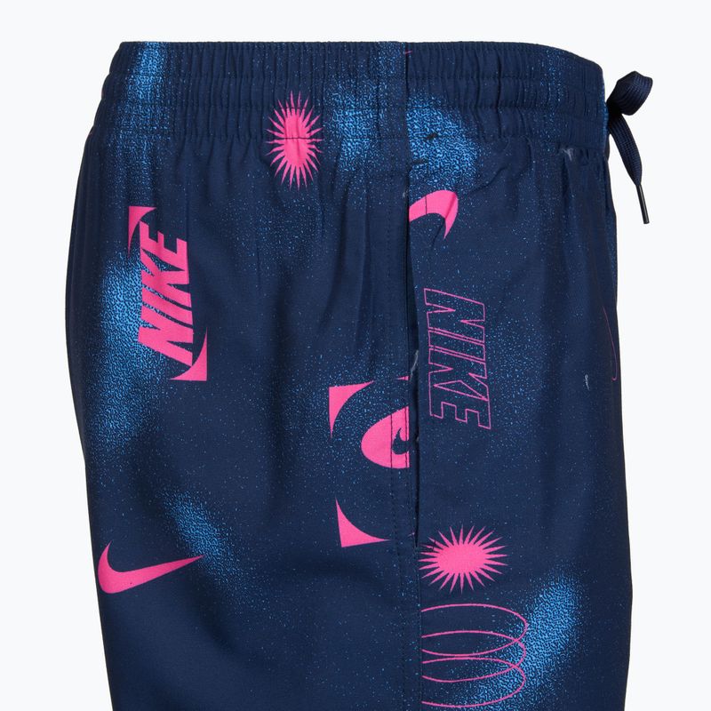 Pantaloncini da bagno uomo Nike Multi Print 7" Volley midnight navy 4