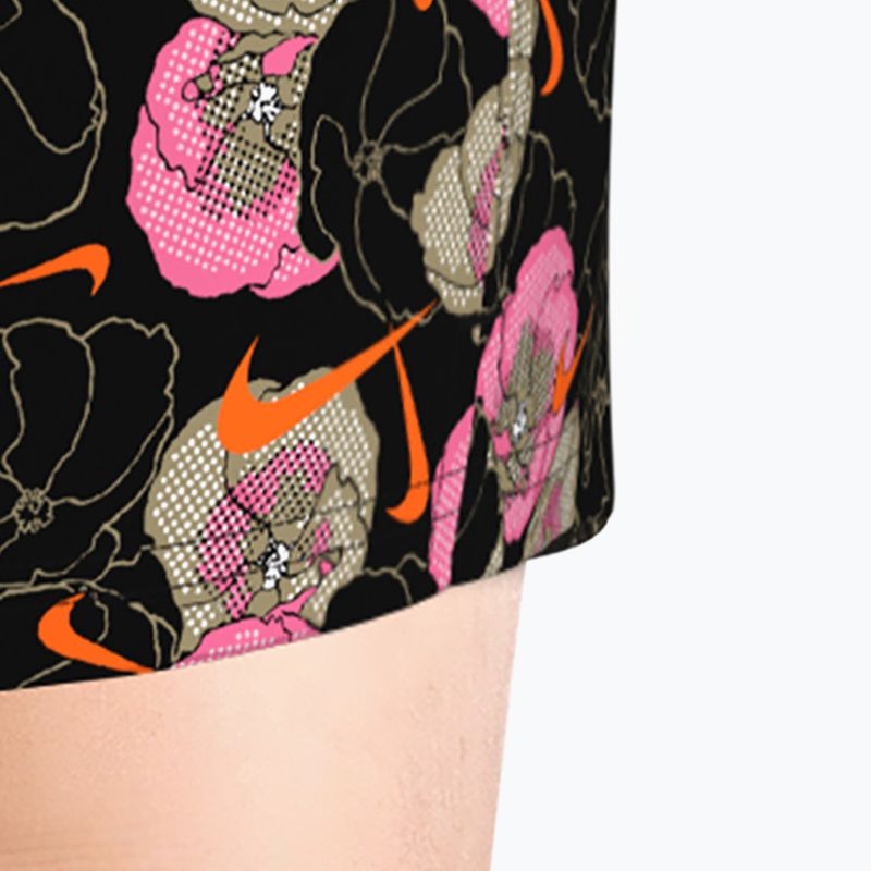 Pantaloncini da bagno uomo Nike Multi Poppy Print 5" Volley black 6