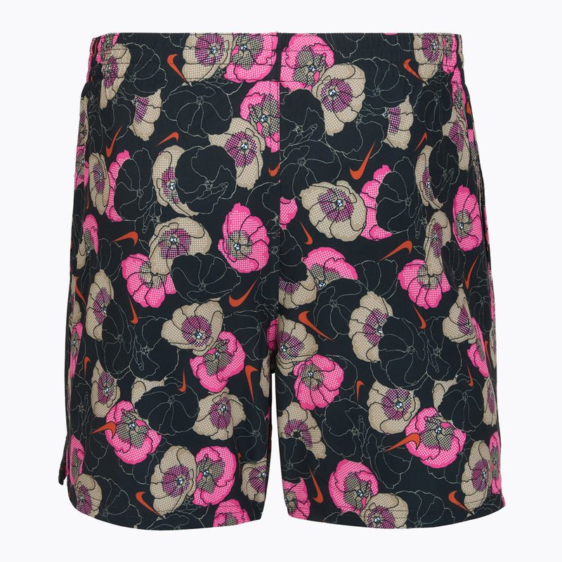 Pantaloncini da bagno uomo Nike Multi Poppy Print 5" Volley black 2