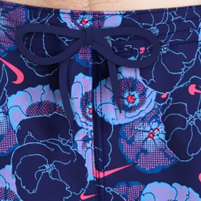 Pantaloncini da bagno uomo Nike Multi Poppy Print 5" Volley midnight navy 4