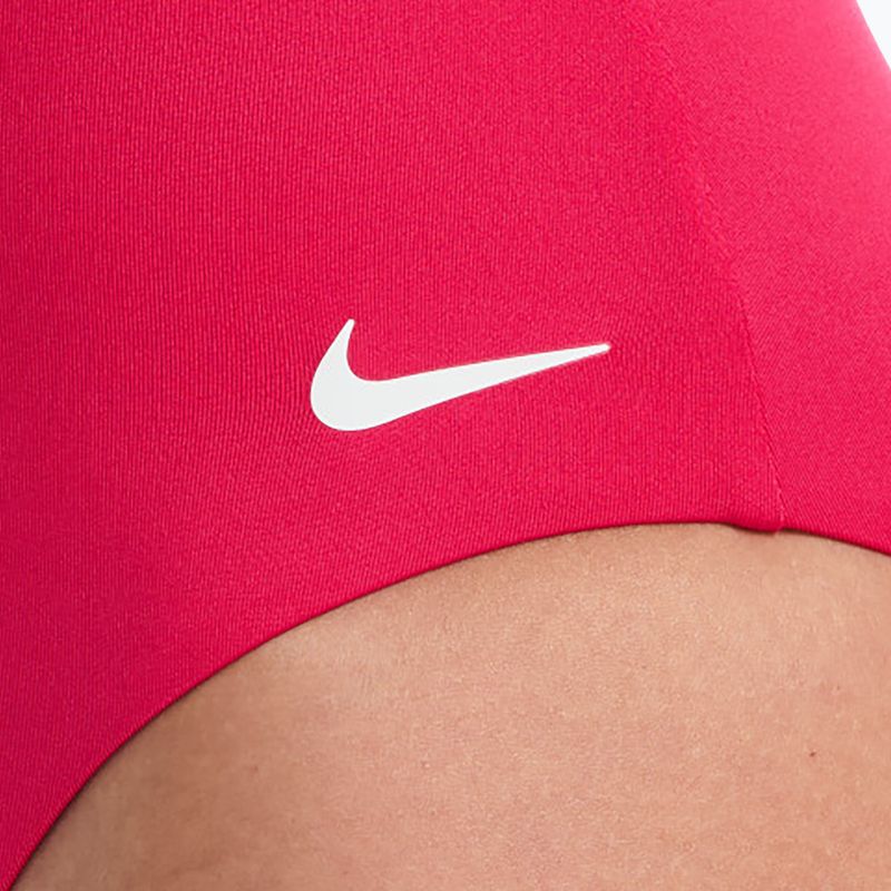 Costume intero donna Nike Essential V-Neck Rush Pink 5