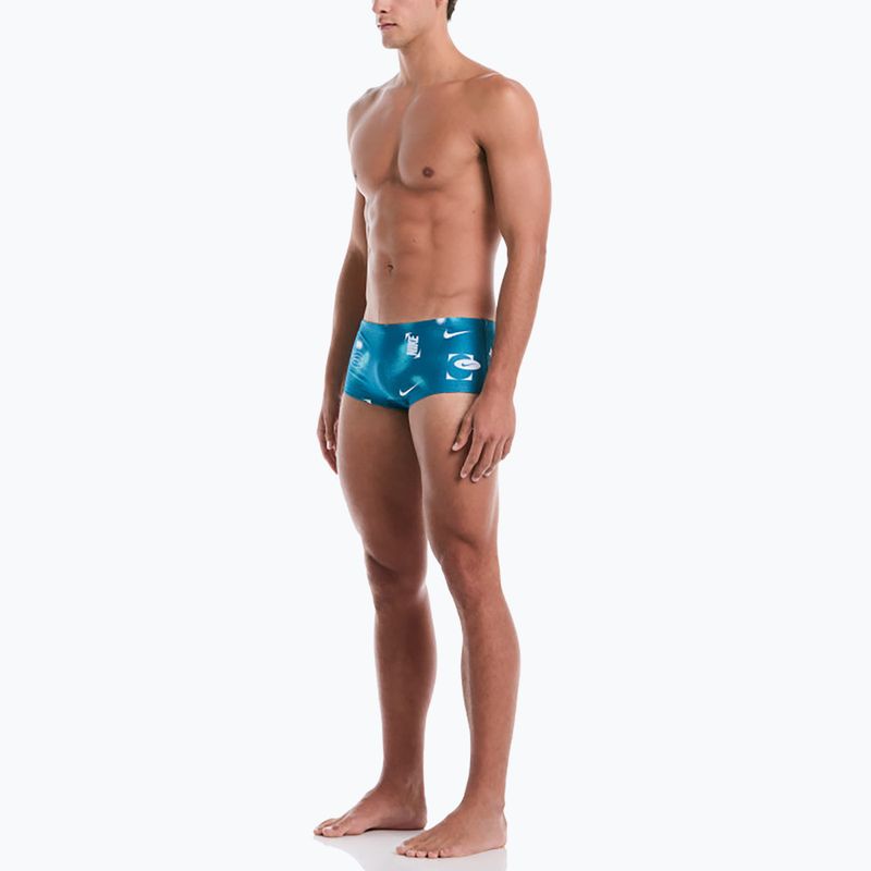 Slip da nuoto uomo Nike Hydrastrong Square Leg Brief green abyss 2