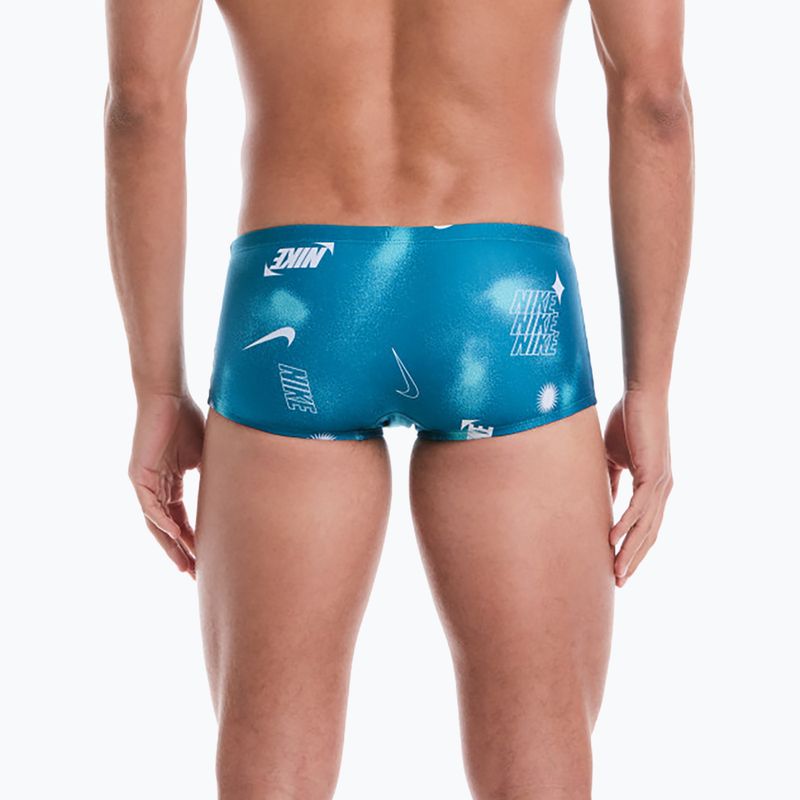 Slip da nuoto uomo Nike Hydrastrong Square Leg Brief green abyss 3
