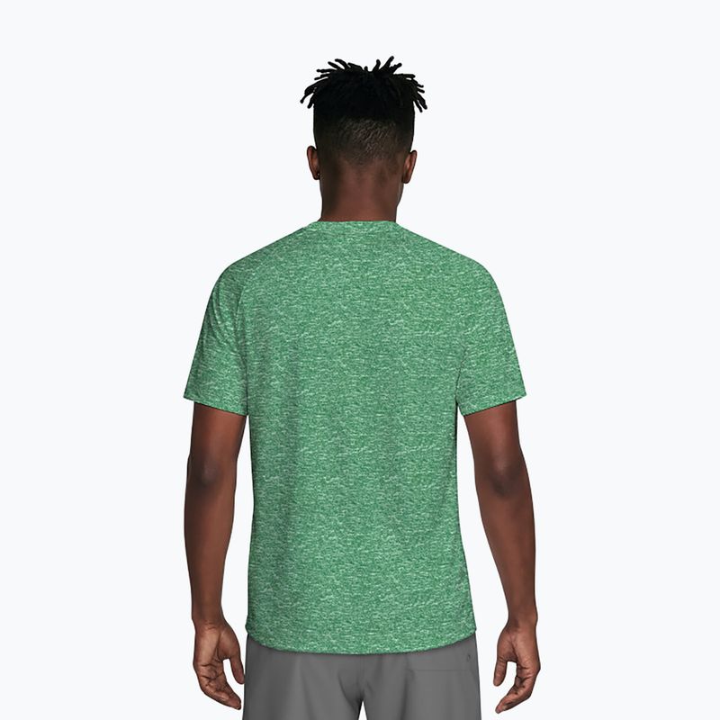 Maglietta da nuoto da uomo Nike Heather Hydroguard malachite 3
