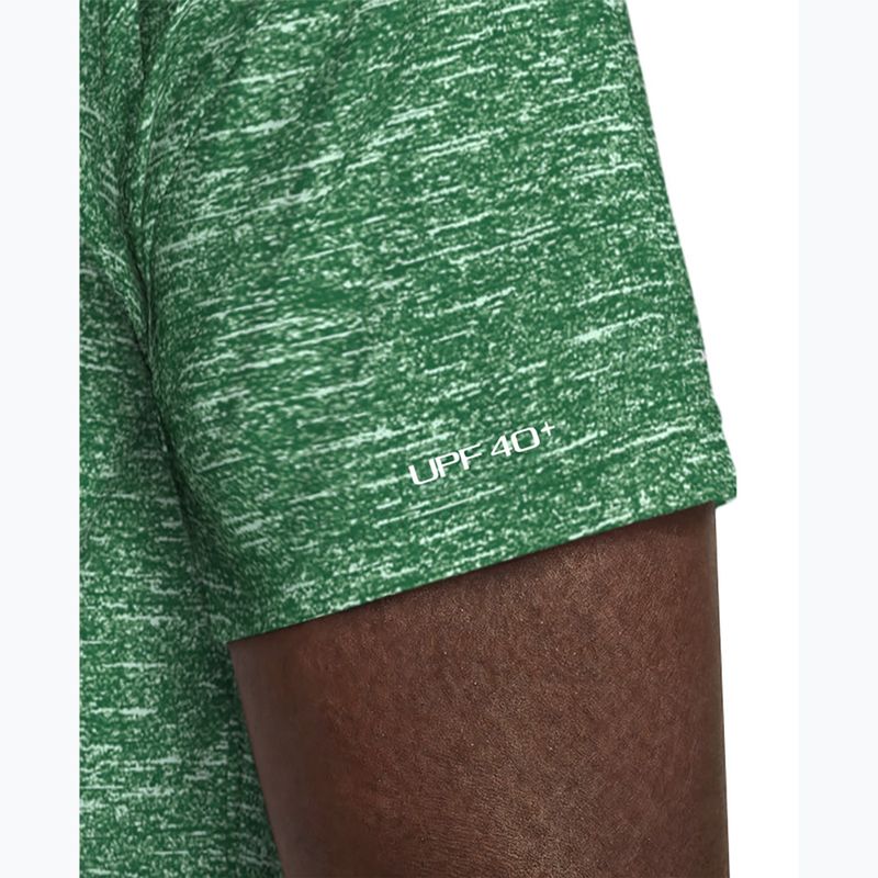 Maglietta da nuoto da uomo Nike Heather Hydroguard malachite 5
