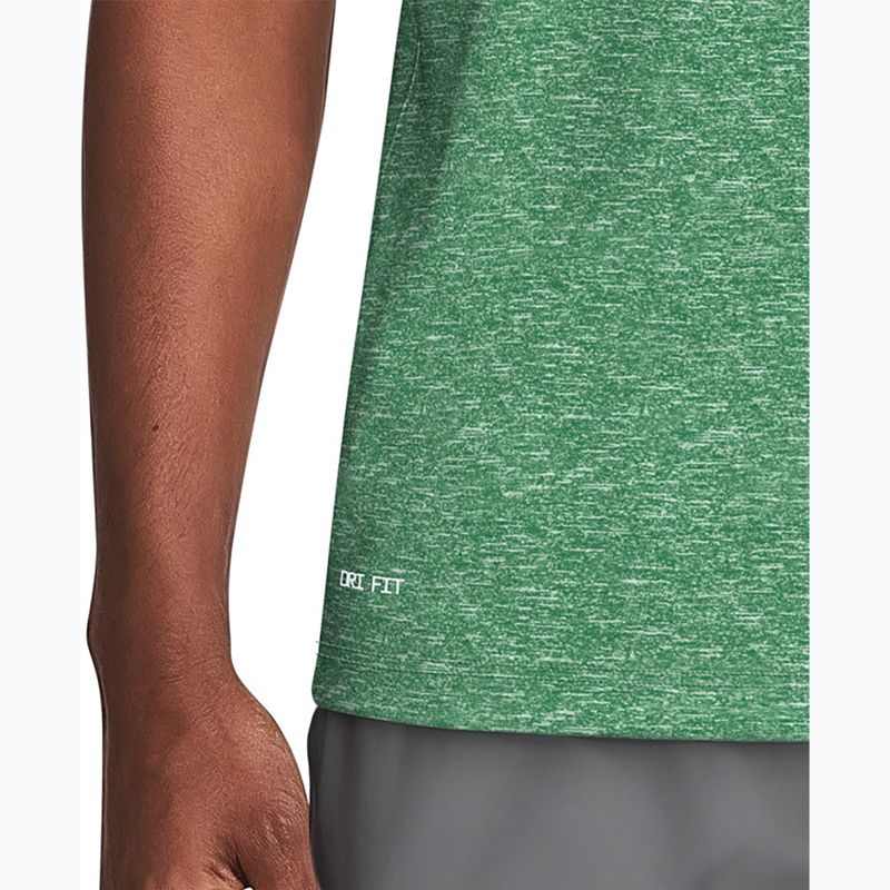 Maglietta da nuoto da uomo Nike Heather Hydroguard malachite 6