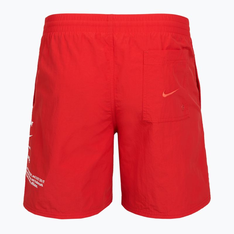Shorts da bagno da uomo Nike Specs 7" Volley university red 2