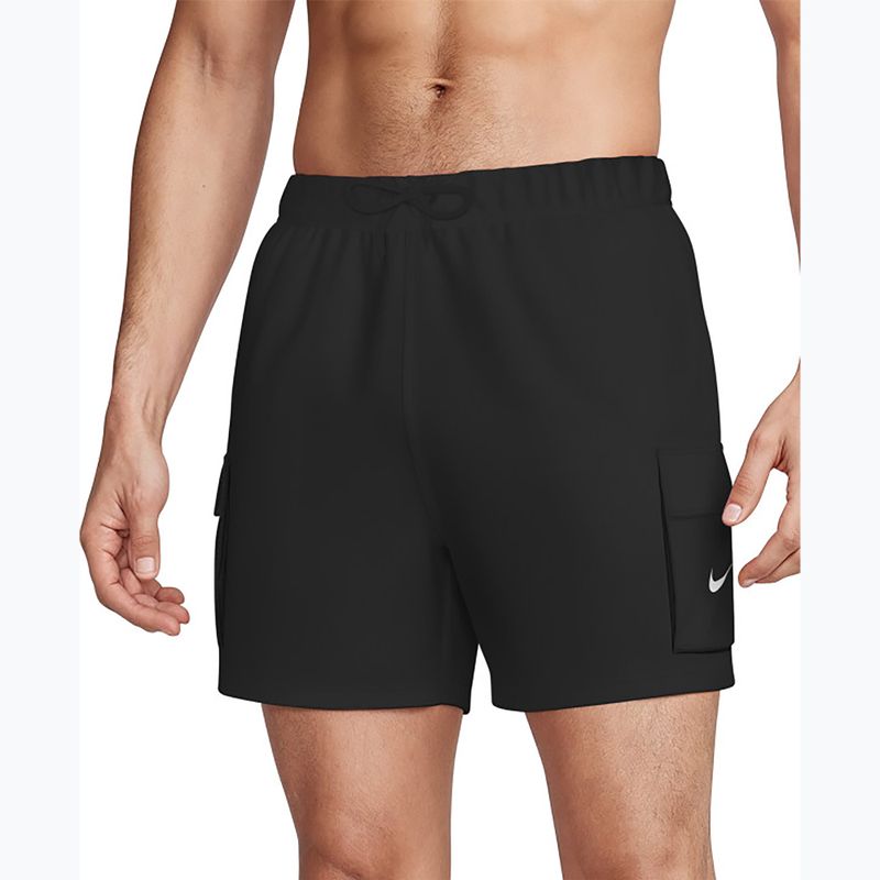 Shorts da bagno uomo Nike Voyage Solid Essential 5" Volley black 3
