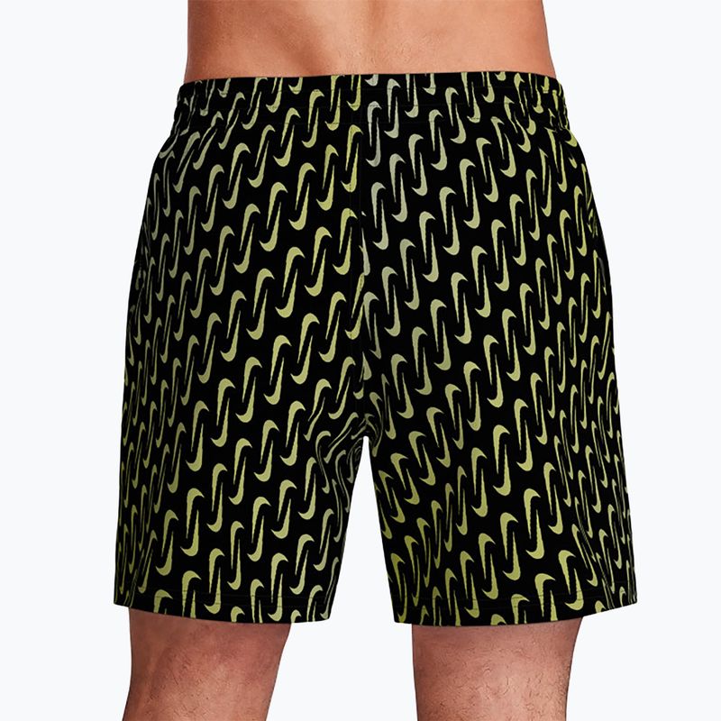 Shorts da bagno uomo Nike Breaker Swoosh 5" Volley black 4