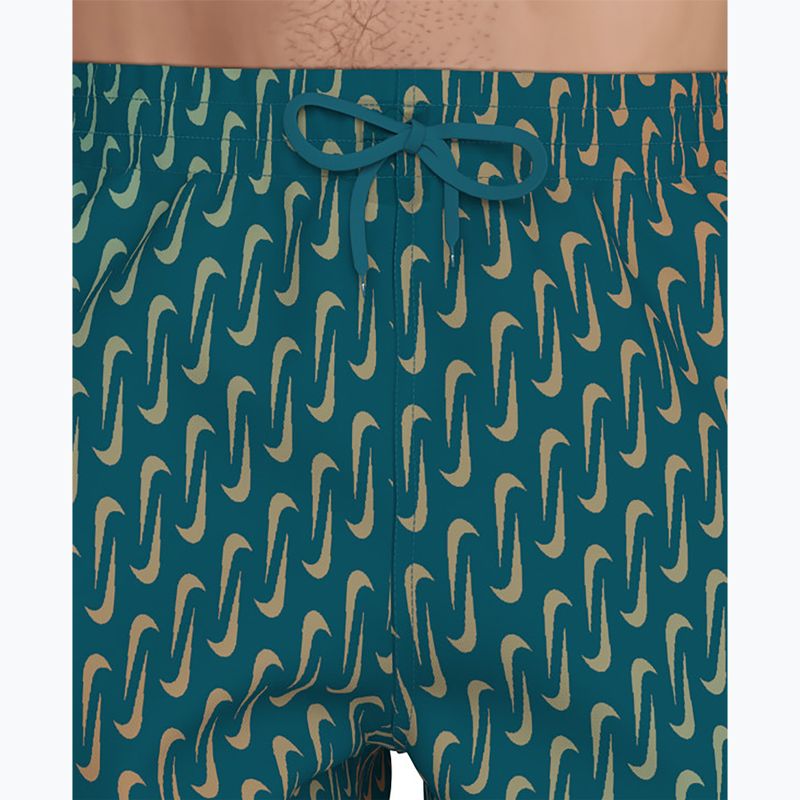 Shorts da bagno uomo Nike Breaker Swoosh 5" Volley green abyss 6