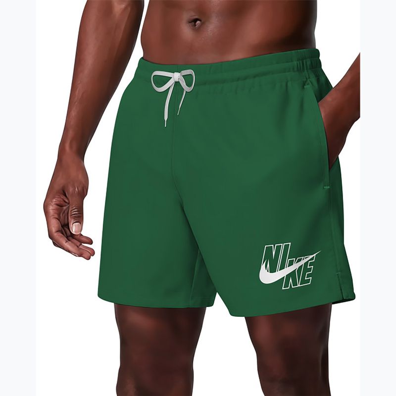 Shorts da bagno uomo Nike Lap Logo 5" Volley malachite 3