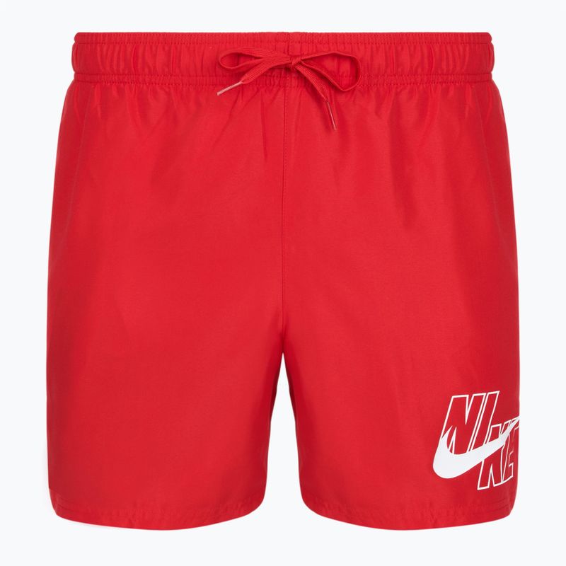 Shorts da bagno uomo Nike Logo Lap 5" Volley university red