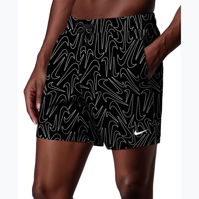 Shorts da bagno uomo Nike Breaker Logofetti 5" Volley black 3