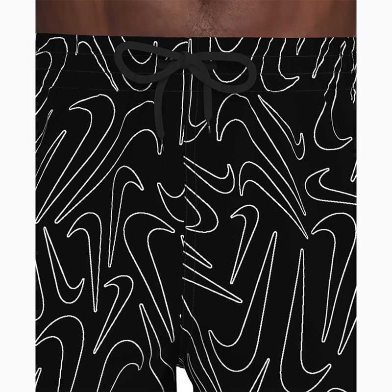 Shorts da bagno uomo Nike Breaker Logofetti 5" Volley black 5
