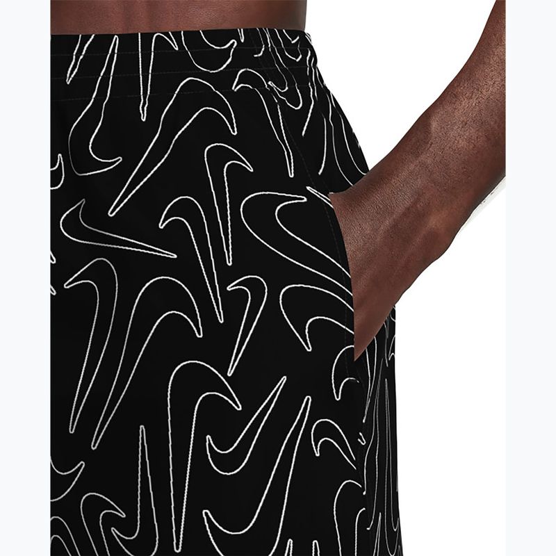 Shorts da bagno uomo Nike Breaker Logofetti 5" Volley black 6