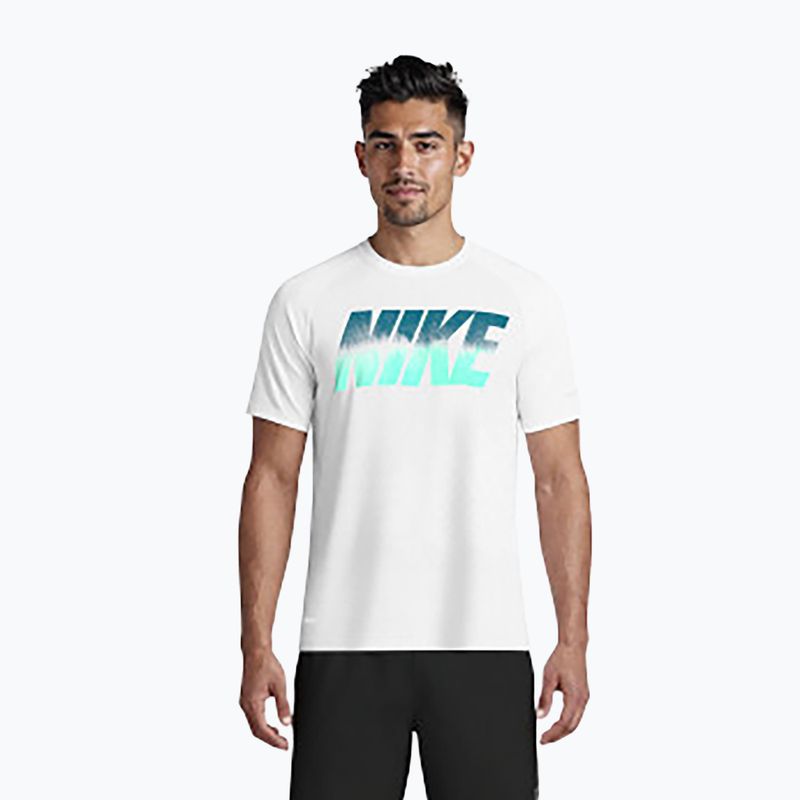 Maglietta da uomo Nike Hydroguard Ocean Merge white