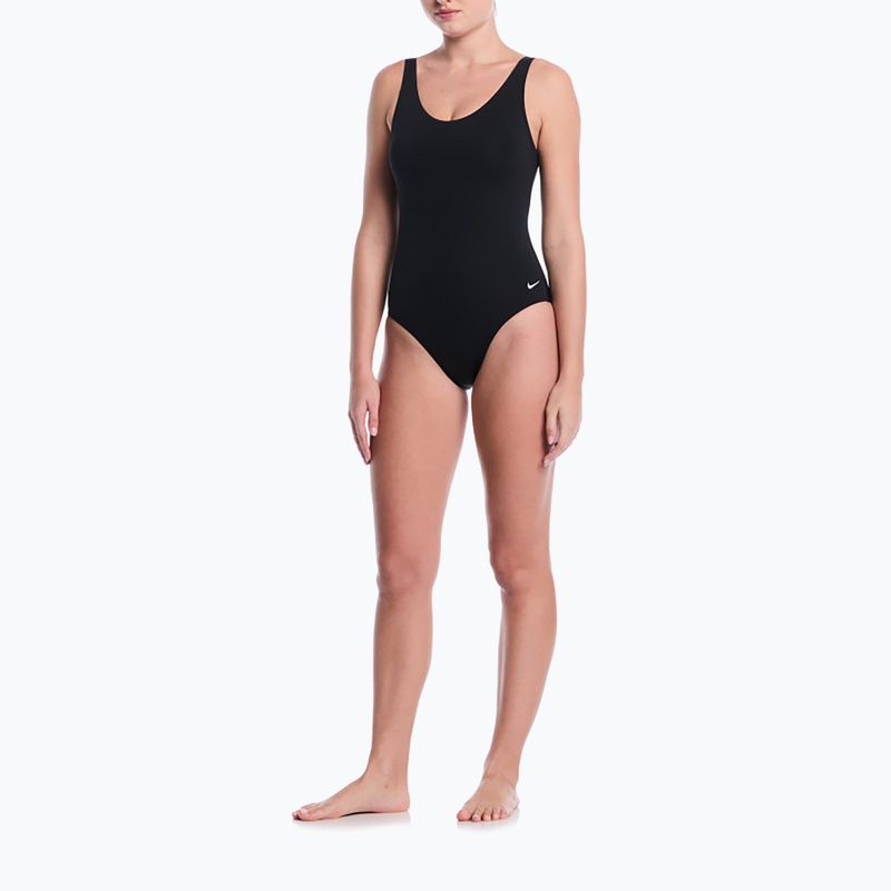 Costume da bagno intero da donna Nike Essential U-Back black 2