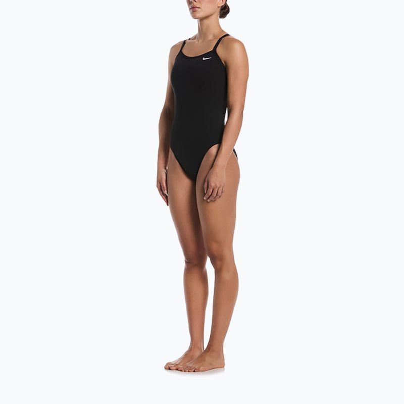 Costume da bagno intero da donna Nike Solid Racerback black 2