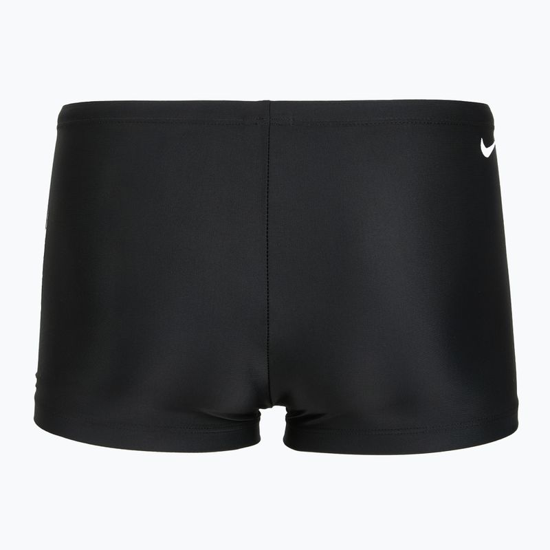 Costume da bagno da nuoto Nike Logo Graphic Square Leg black 2