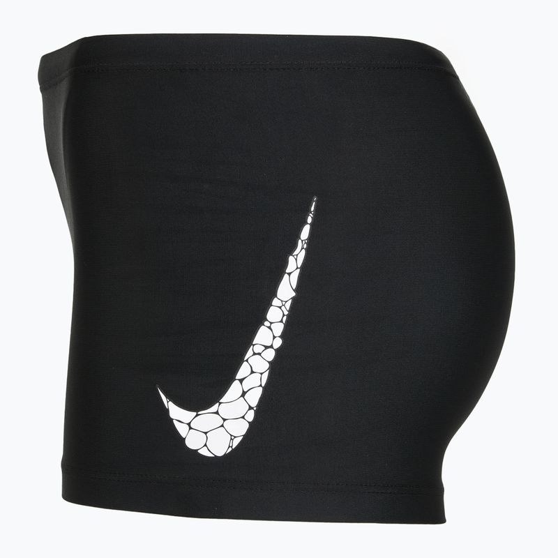 Costume da bagno da nuoto Nike Logo Graphic Square Leg black 3