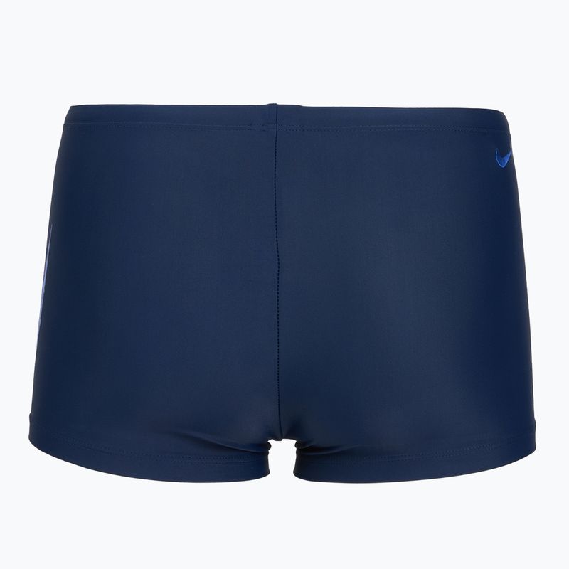 Costume da bagno da nuoto Nike Logo Graphic Square Leg midnight navy 2