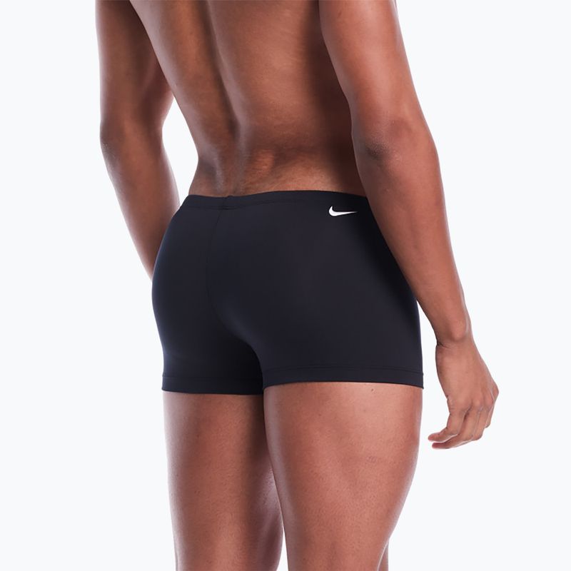 Boxer da bagno da uomo Nike Logo Graphic Square Leg black 3