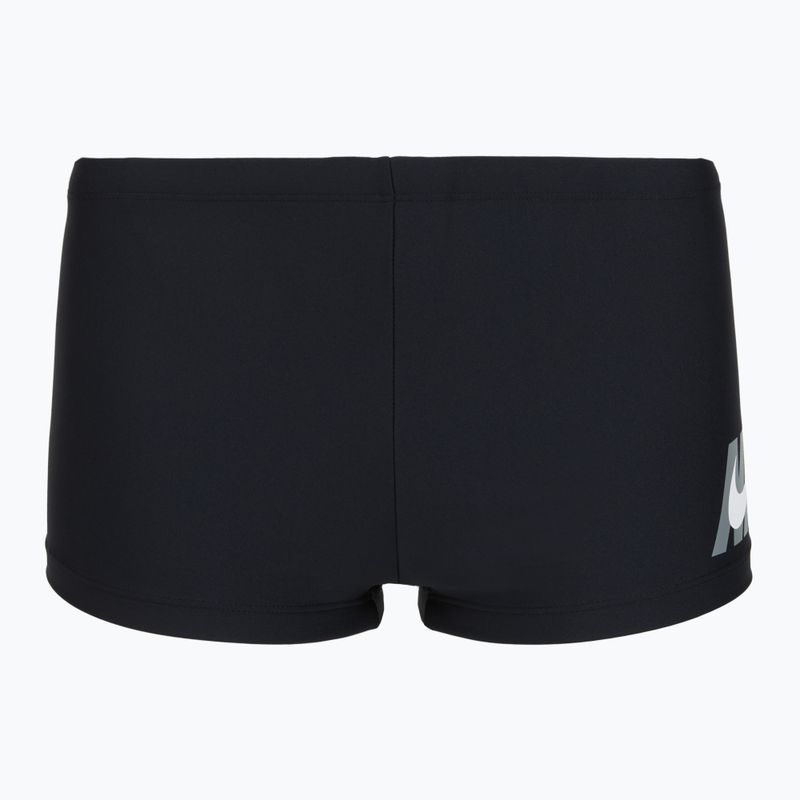 Boxer da bagno da uomo Nike Logo Graphic Square Leg black