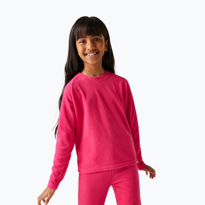 Maglia termica a manica lunga per bambini REGATTA Thermal Baselayer pink potion