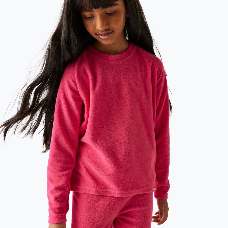 Maglia termica a manica lunga per bambini REGATTA Thermal Baselayer pink potion 4
