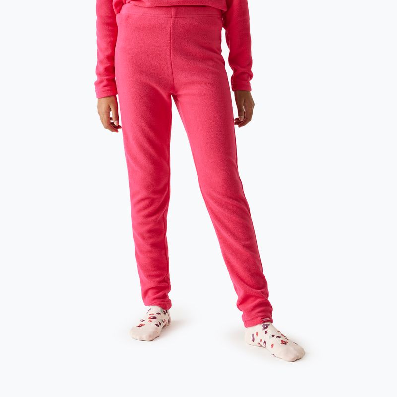 Pantaloni termici per bambini REGATTA Thermal Baselayer pink potion 4