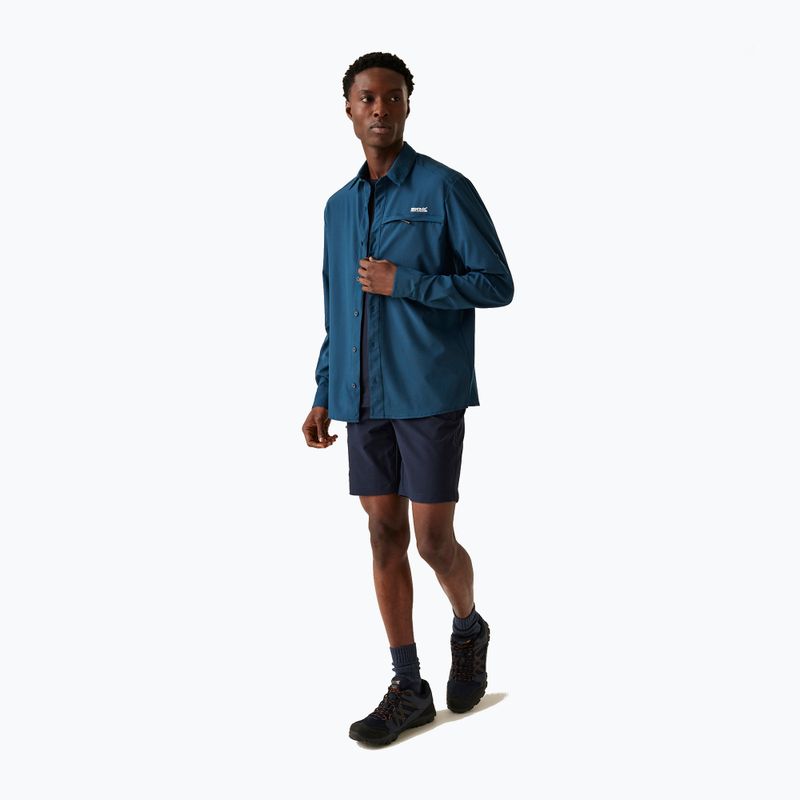 Camicia da trekking REGATTA Travel Packaway uomo moonlight denim 2