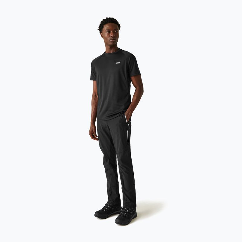 Maglietta REGATTA Virda IV uomo nero/nero 2
