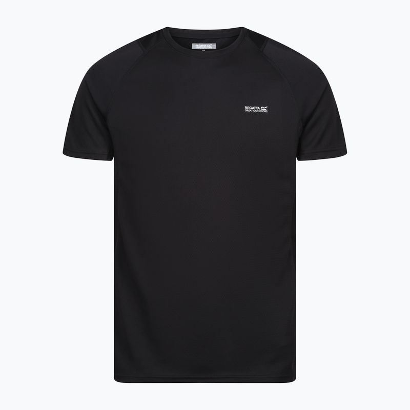 Maglietta REGATTA Virda IV uomo nero/nero 5
