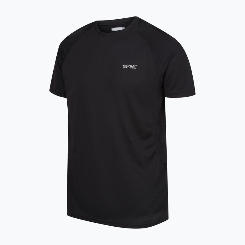 Maglietta REGATTA Virda IV uomo nero/nero 7