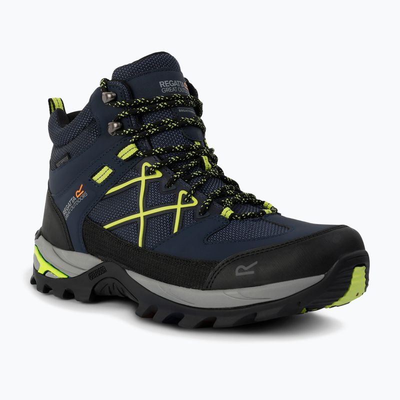 Scarpe da trekking da uomo REGATTA Samaris III navy/lime punch
