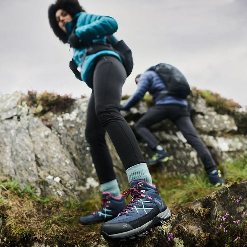 Scarponi da trekking da donna REGATTA Samaris III blu/rosa 16