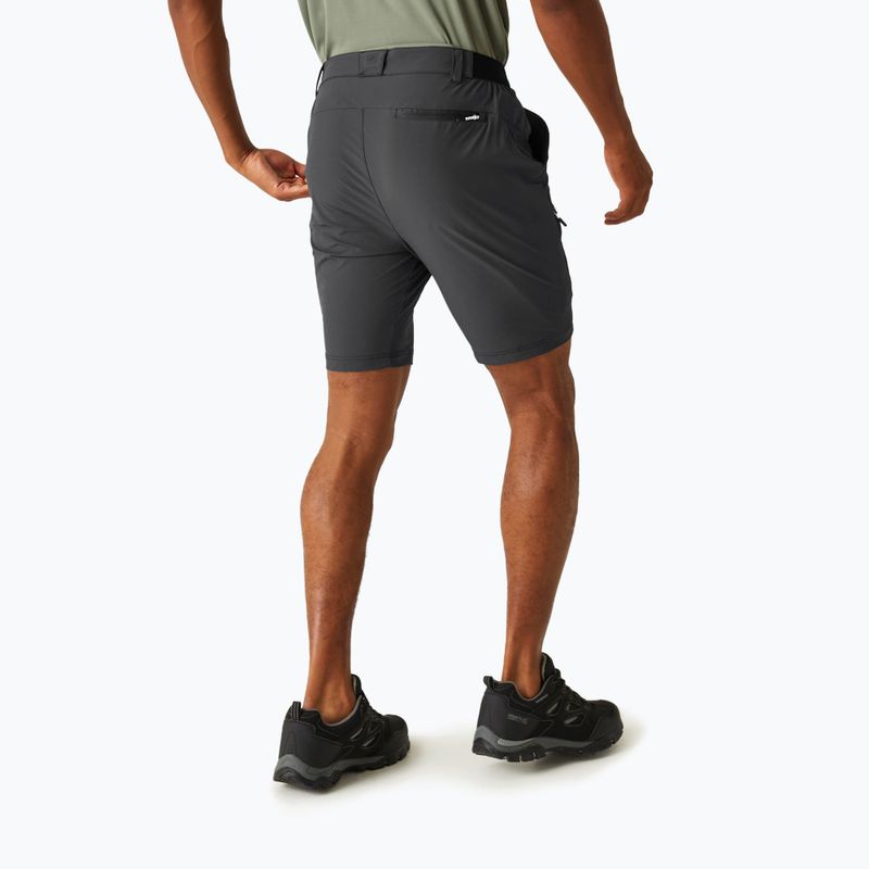 Pantaloncini da trekking da uomo REGATTA Travel Light Packaway ash 3