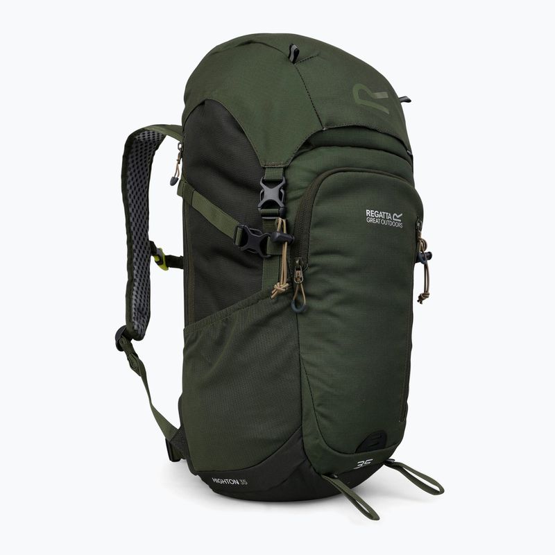 REGATTA Highton V2 35 l zaino da trekking cachi scuro/trifoglio a quattro foglie 2