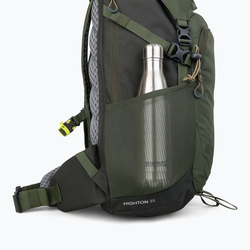 REGATTA Highton V2 35 l zaino da trekking cachi scuro/trifoglio a quattro foglie 5