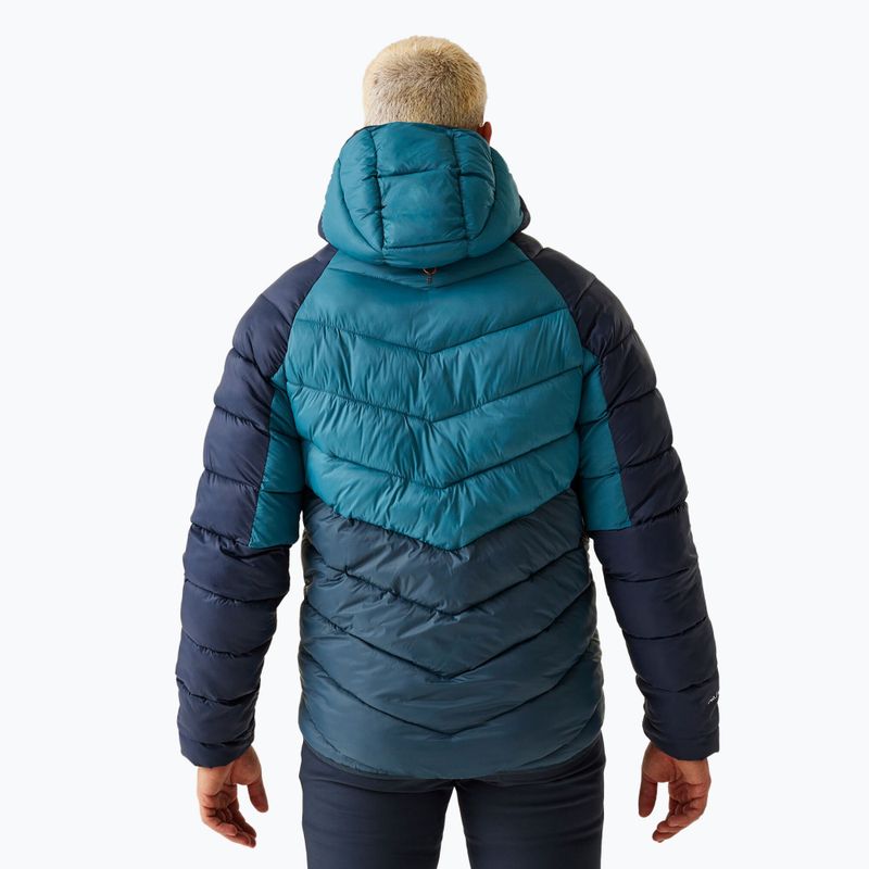 Uomo REGATTA Piumino Dalent con cappuccio blu marocchino/denim chiaro di luna 3