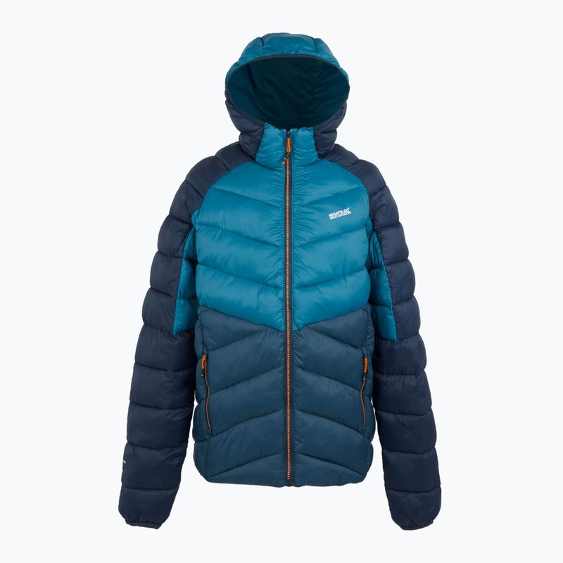 Uomo REGATTA Piumino Dalent con cappuccio blu marocchino/denim chiaro di luna 7