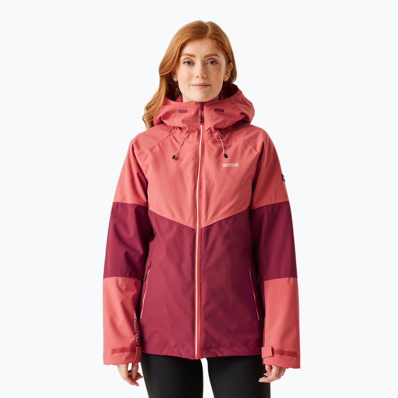 Giacca donna 3 in 1 REGATTA Wentwood IX mineral red/rumba red