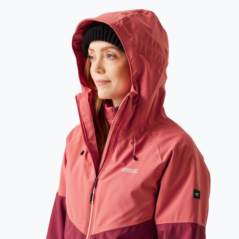 Giacca donna 3 in 1 REGATTA Wentwood IX mineral red/rumba red 5