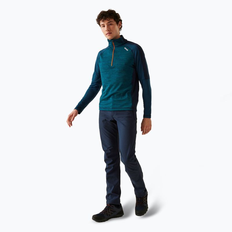 Felpa REGATTA Hepley trekking uomo blu marocchino/denim chiaro di luna 2