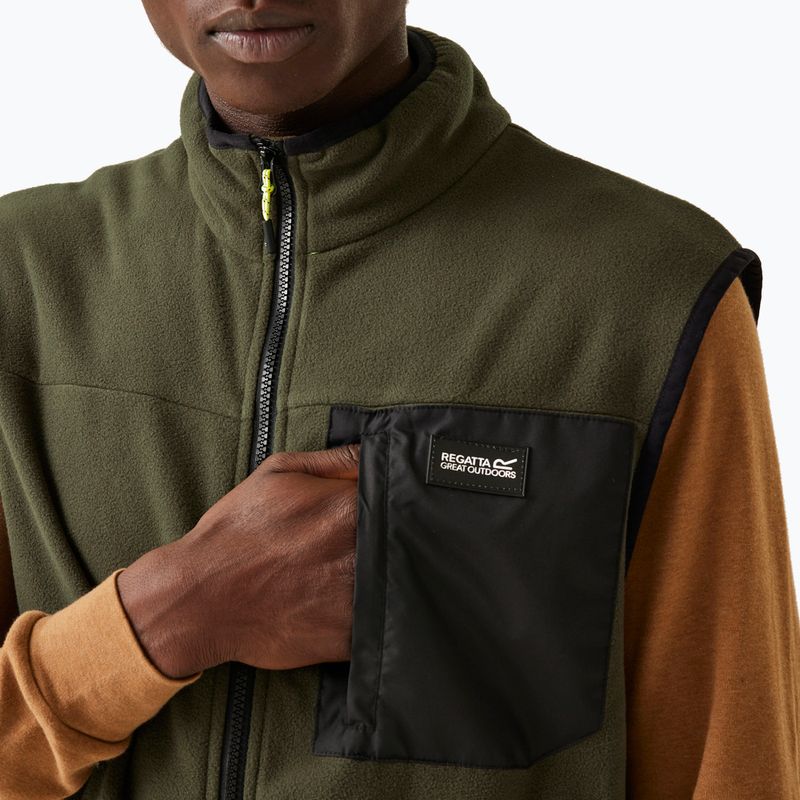 Gilet da uomo REGATTA Frankie B/W dark khaki 4