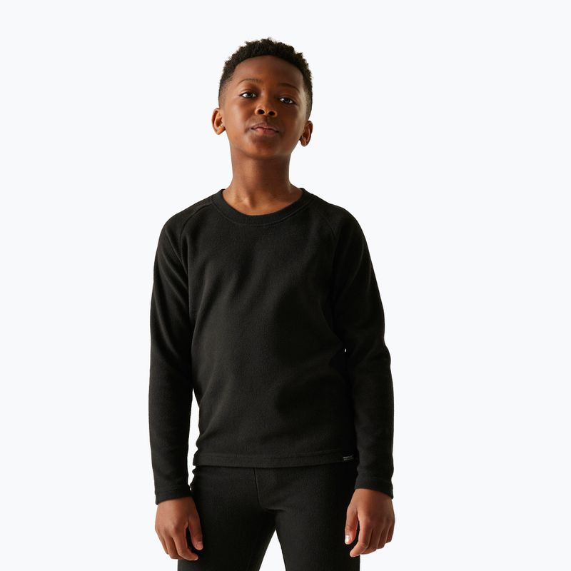 Maglia termica a maniche lunghe per bambini REGATTA Thermal Baselayer black 3