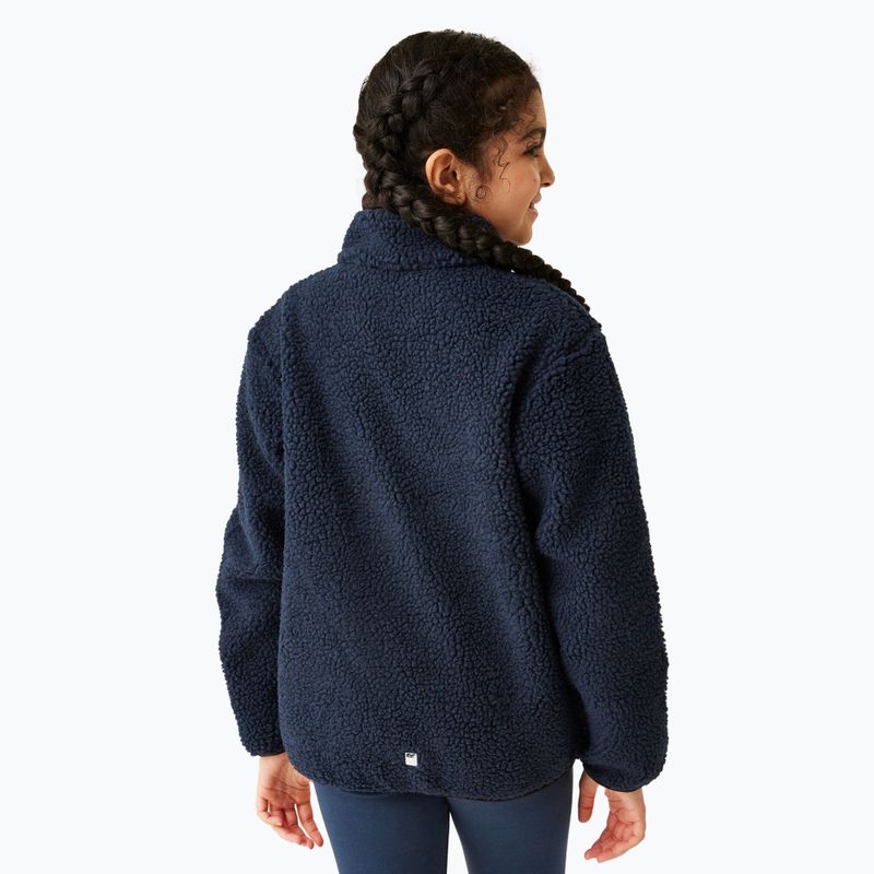 Felpa da bambino REGATTA Junior Frankie Full Zip navy 3