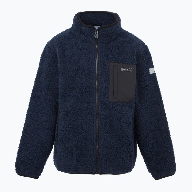 Felpa da bambino REGATTA Junior Frankie Full Zip navy 5