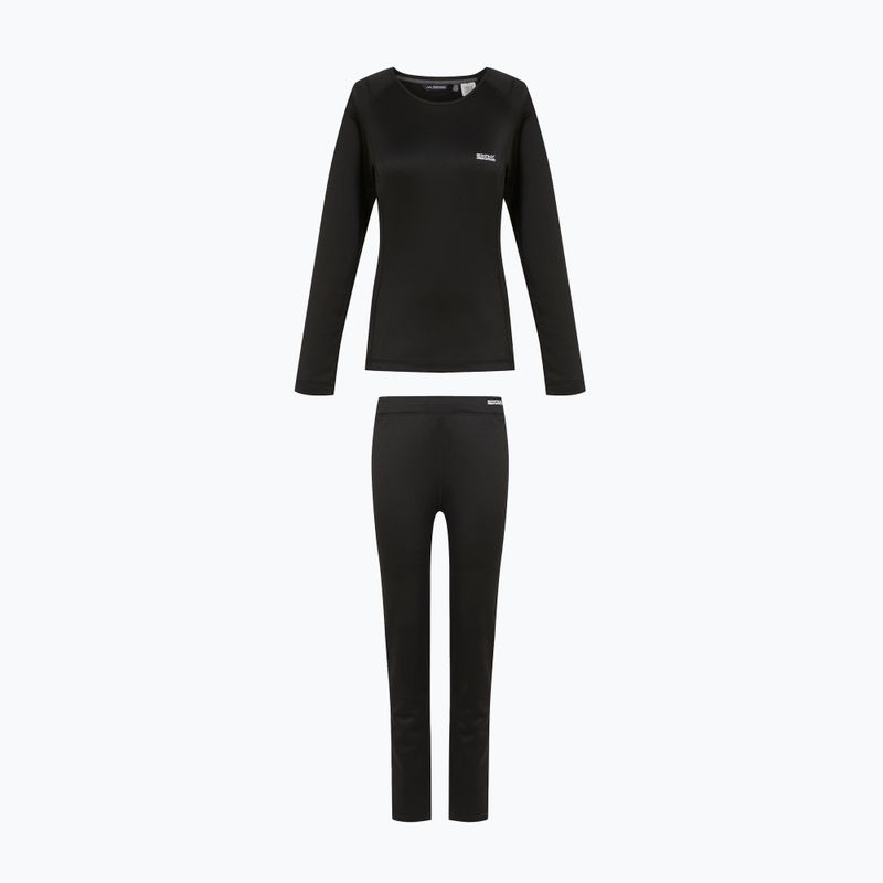 Completo intimo termico da donna Regatta Thermal Baselayer black 6