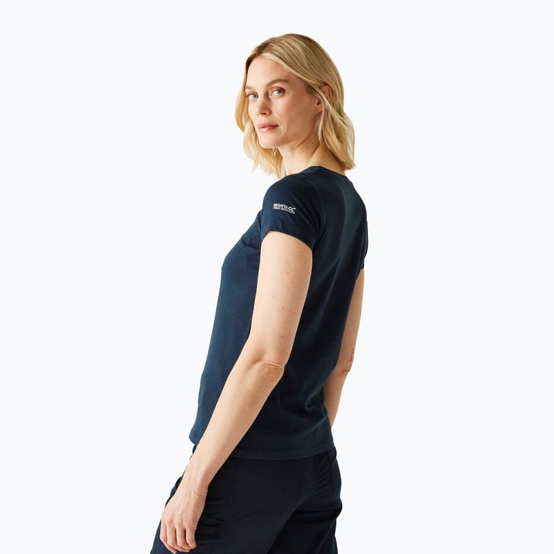 Maglietta donna REGATTA Breezed V navy 3